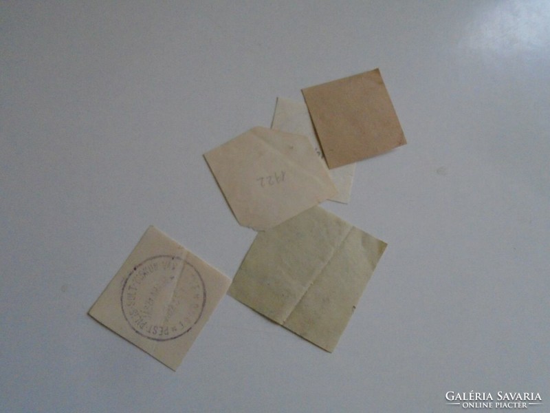 D202315  JÁSZKARAJENŐ  régi bélyegző-lenyomatok   - 5 db  kb 1900-1950's
