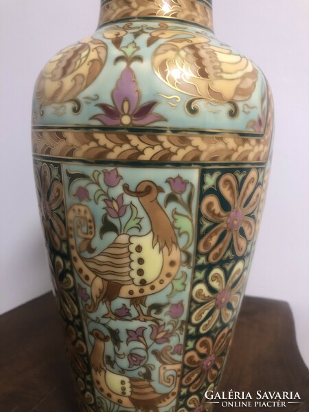 Large rare Zsolnay vase! Flawless!