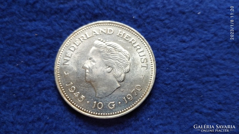 10 Gulden 1970 silver souvenir
