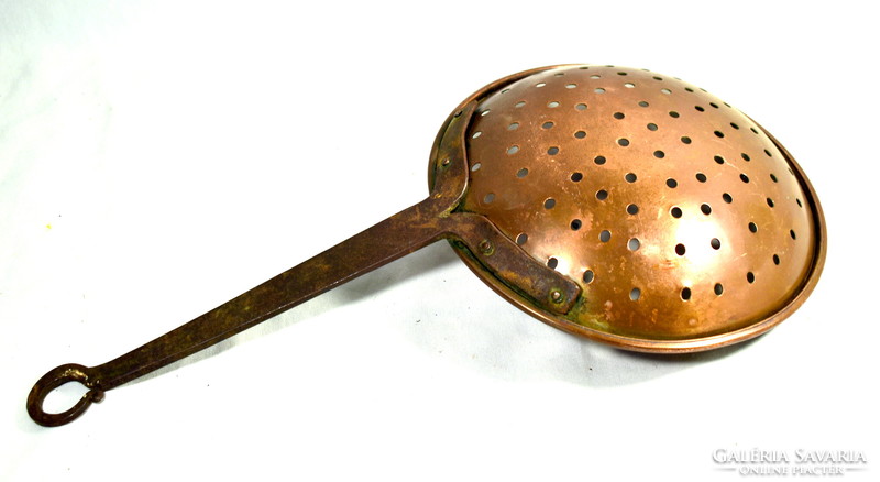 Massive and large! A serving shovel with a red copper head!