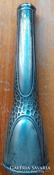 Silver-plated small pewter vase, fine design, elegant, original condition (even with free delivery),
