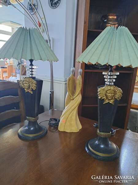A pair of Neo empire lamps