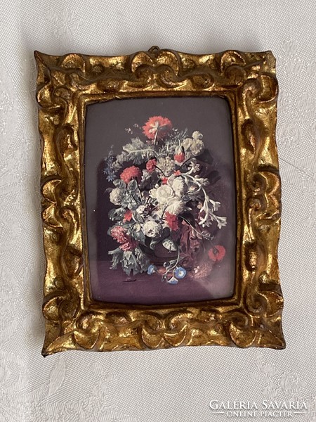 Fairy antique small size picture, very nice frame.