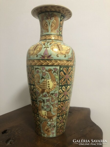 Large rare Zsolnay vase! Flawless!