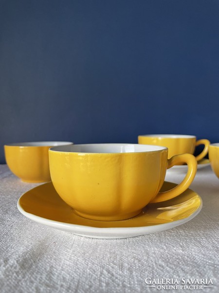Rare Zsolnay art deco teacups