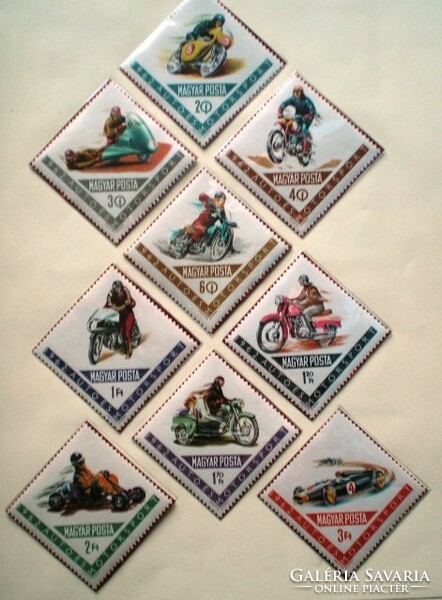 S1950-8 / 1962 car and motorsport stamp series postal clear
