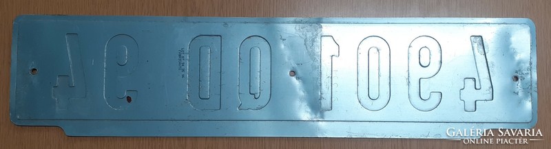 French license plate number plate 4901 qd 94 France