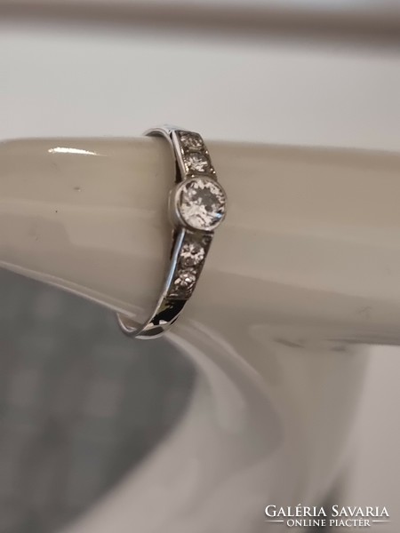 Diamond ring 14 kt.