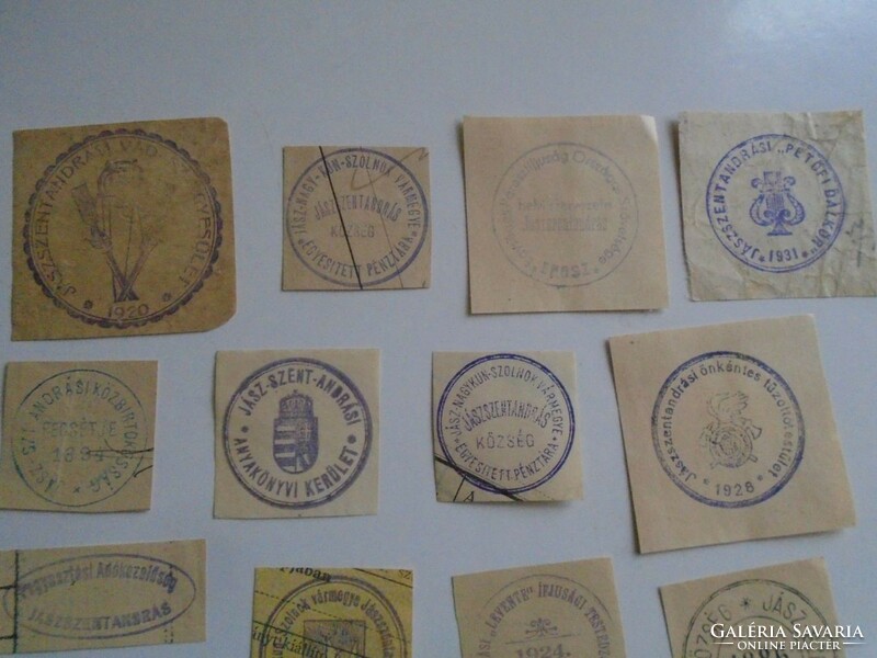 D202313 manger old stamp impressions - 25+ pcs approx. 1900-1950's