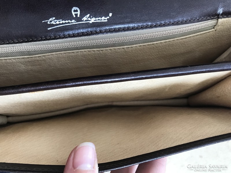 Vintage etienne aigner leather bag
