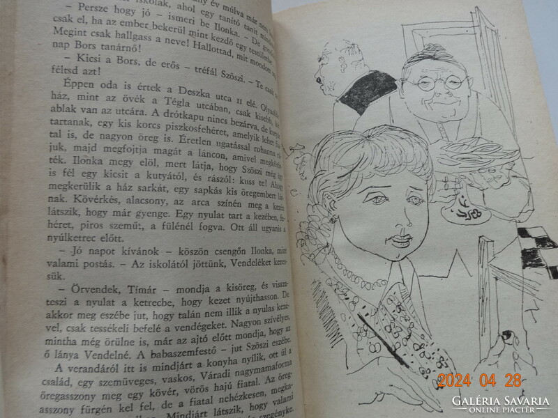 Márta Gergely: schoolmates - old striped book (söszi trilogy 3.) - Very rare!