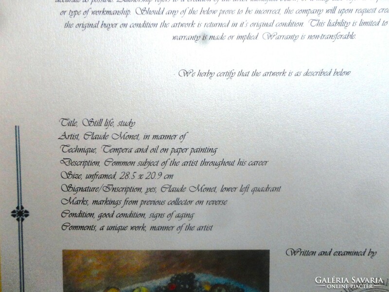 Claude Monet - Csendélet