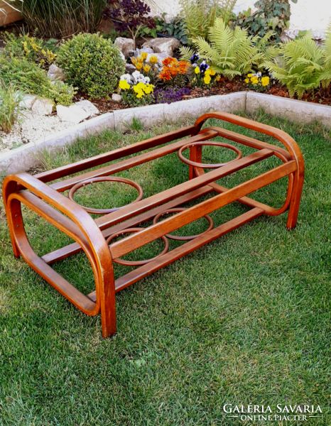 Bent wood coffee table 110x60x45cm.