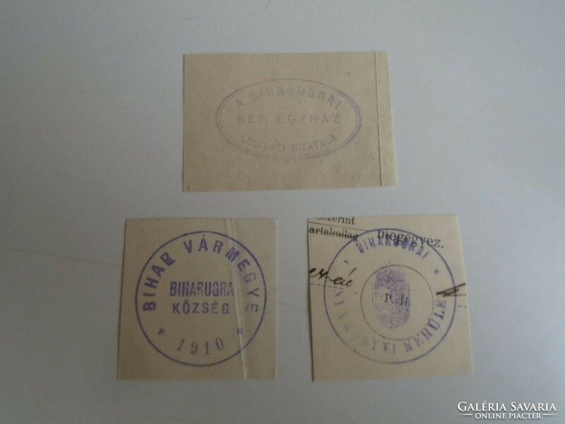 D202336 for Bihar - Bihar etc. 3 old stamp impressions. About 1900-1950's
