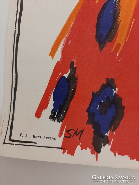 Találkoztam boldog cigányokkal is, Filmplakát, 1968, alkotó:Sándor Margit