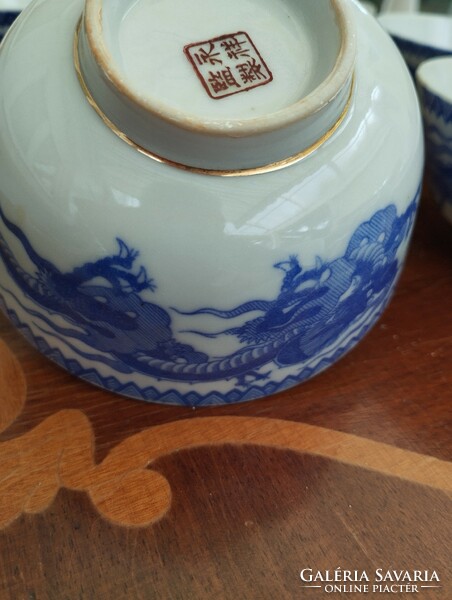Chinese porcelain bowls / 6 pcs /