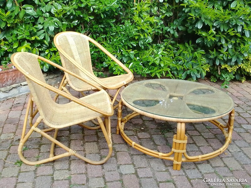 Mid-century garden furniture set! Design furniture is a rarity!