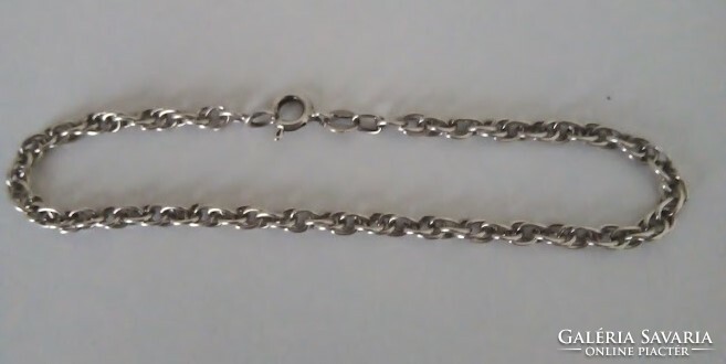 Twisted silver bracelet