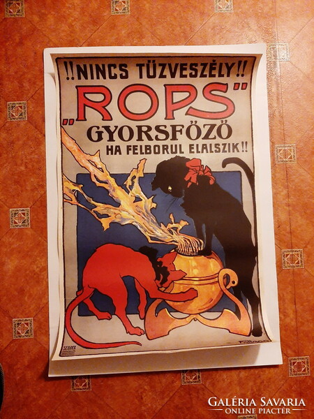 ROPS gyorsfőző, Faragó Géza reprint plakát