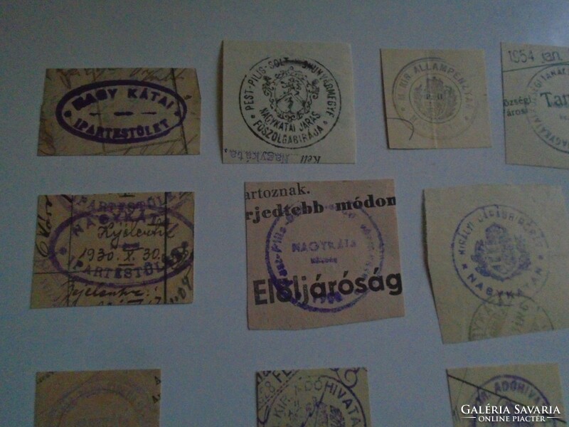 D202325 Nagykáta old stamp impressions 20 pcs. About 1900-1950's