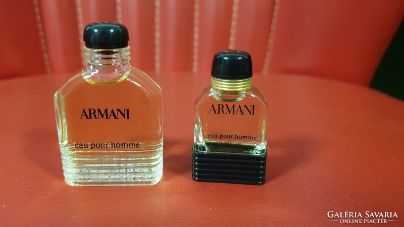 80’s-90’s Évek egyik RITKASÁGA Armani Pour Homme 10 ml + 5ml öntős