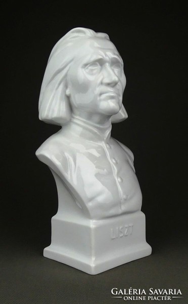 1D647 Herendi porcelán büszt Liszt Ferenc 23 cm
