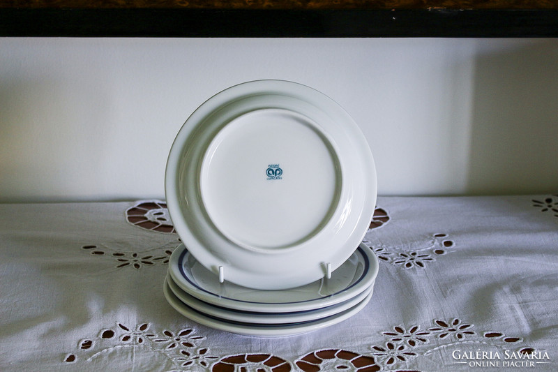 Alföldi, blue-striped, small, canteen plate, under the auspices of éva Ambrus from the early 70s.