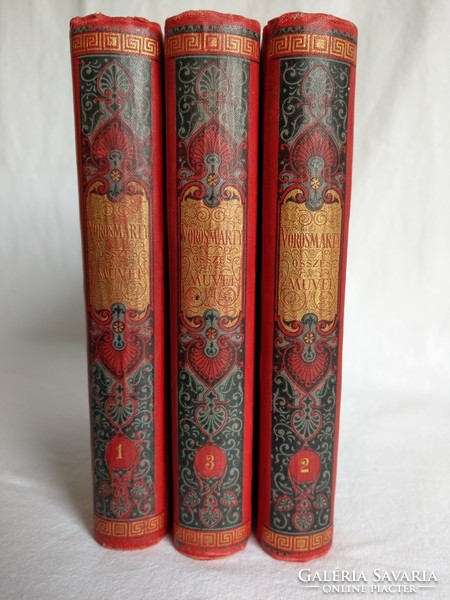 Vörösmarty összes művei I.-III. ritkábbik Franklin kiadvány <1902