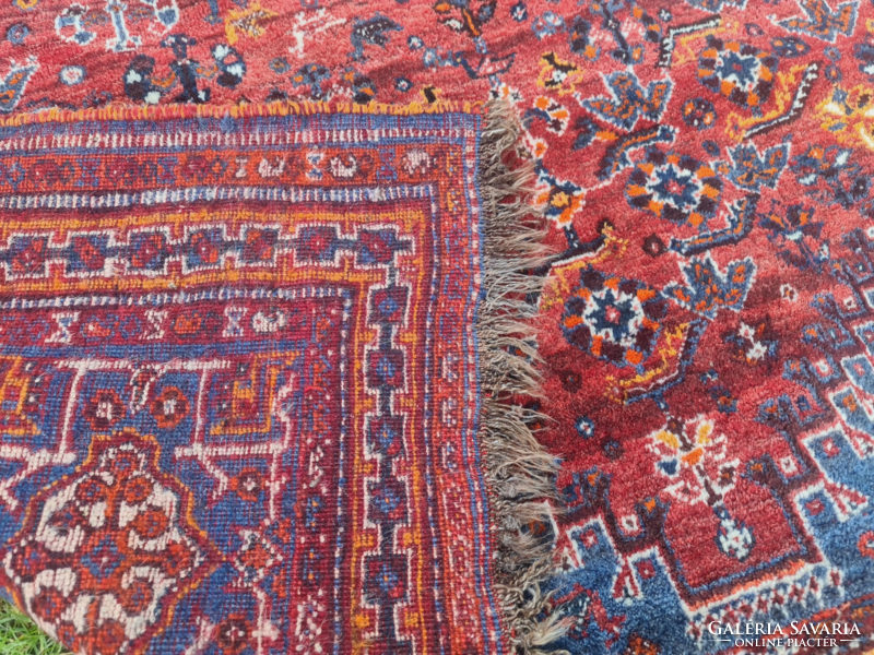 Impeccable, old, beautiful, Iranian shiraz carpet