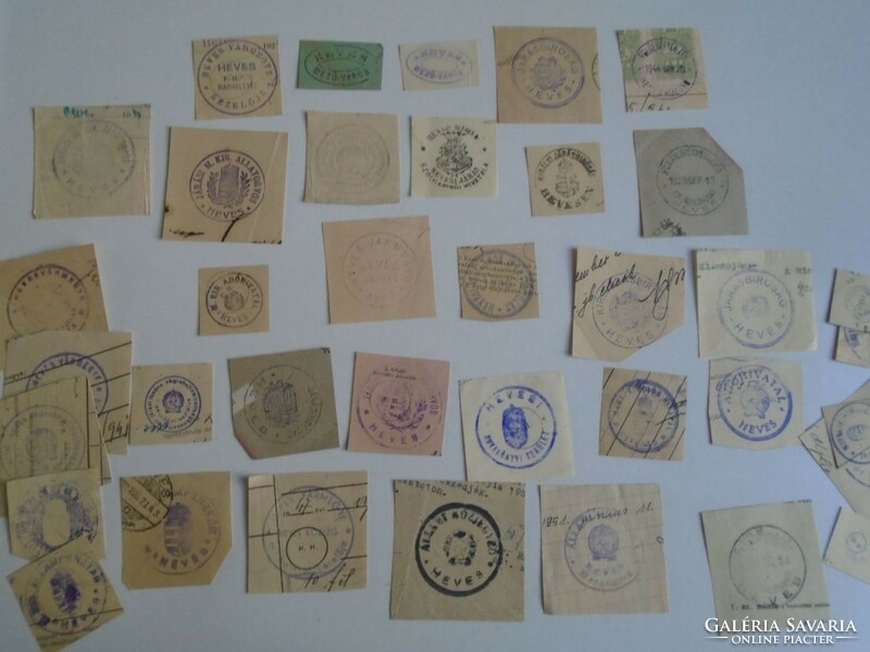D202358 fierce old stamp impressions 37 pcs. About 1900-1950's