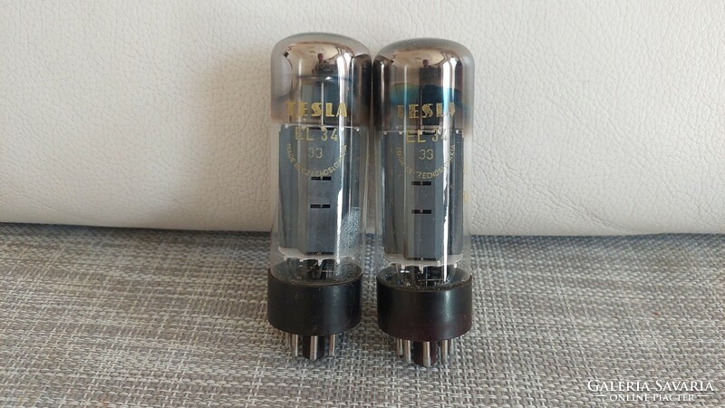El34 tesla tube pair from collection (49)