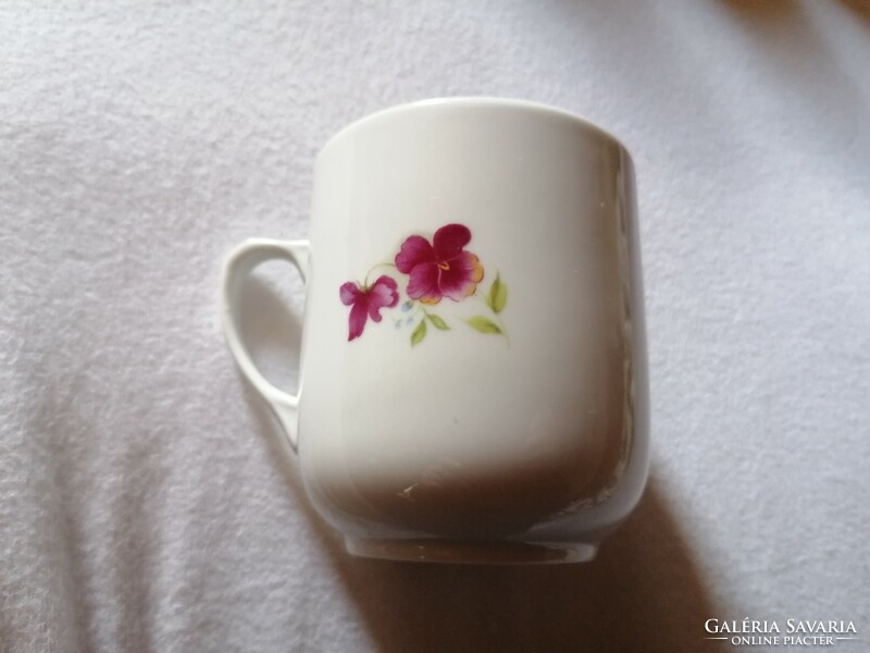 Retro, lovely, violet mug
