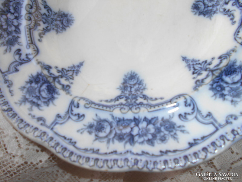 Hüttl Tivadar Császári és királyi udvari szállító felírattal -angol Cauldon tányér -26 cm