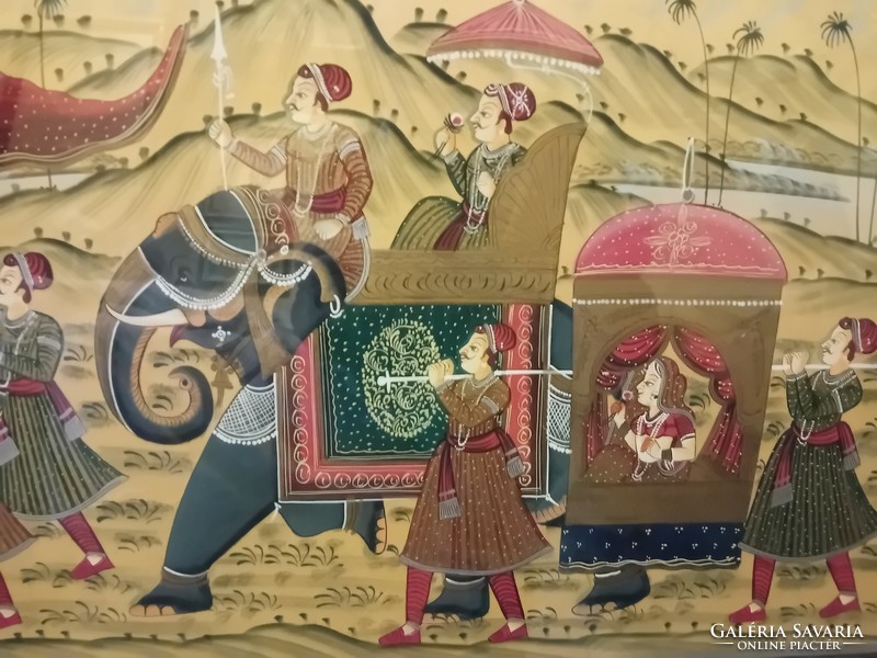 Indian elephant mural