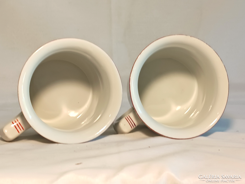 Hollóháza sour cream cup, double mug