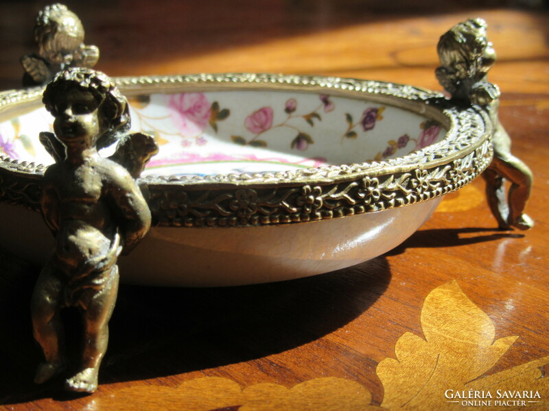 Bronze ceramic table center table ornament angelic ornament 2.