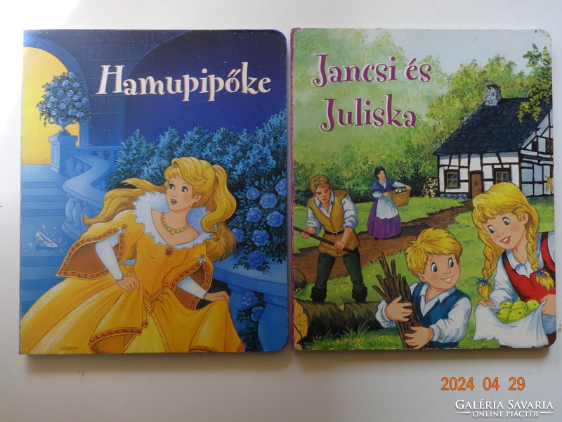 Cinderella + Jancsi and Juliska - two hardcover Grimm storybooks together for little ones
