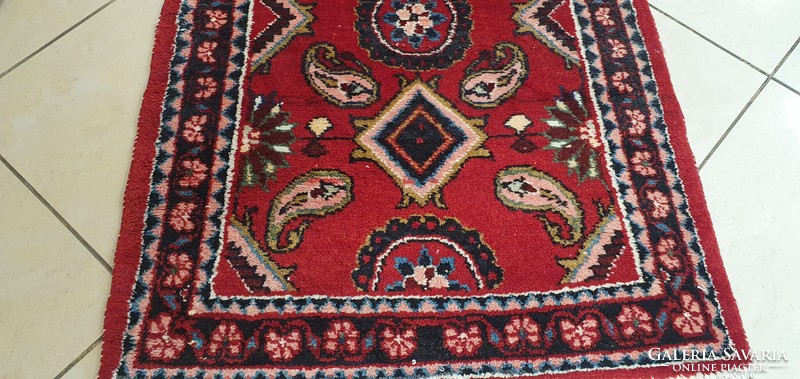 3287 Iráni Hamadan kézi csomó perzsa szőnyeg 70X120CM Ingyen Futár