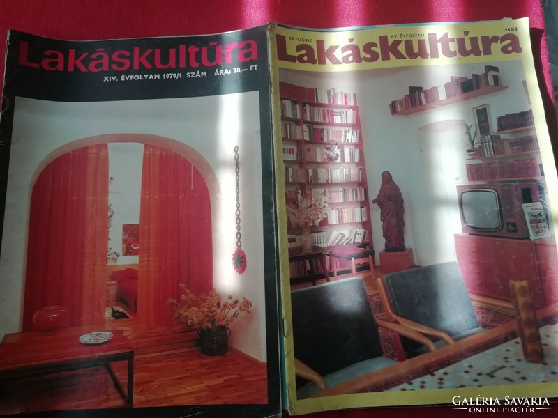 Retro Lakáskultúra magazinok, újságok, 11db