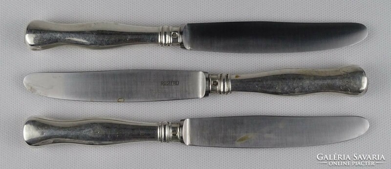 1R041 old silver knife 3 pieces
