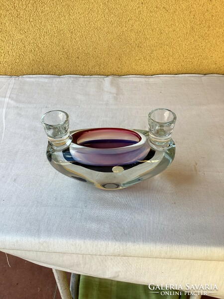 Special glass candle holder.