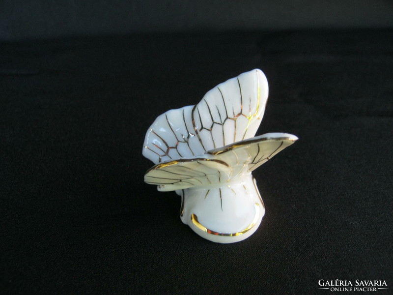 Royal Dux porcelán pillangó lepke