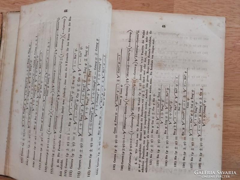 (K) handbuch der trigonometrie. Von dr. Ad. Weiss textbook (German) 1859