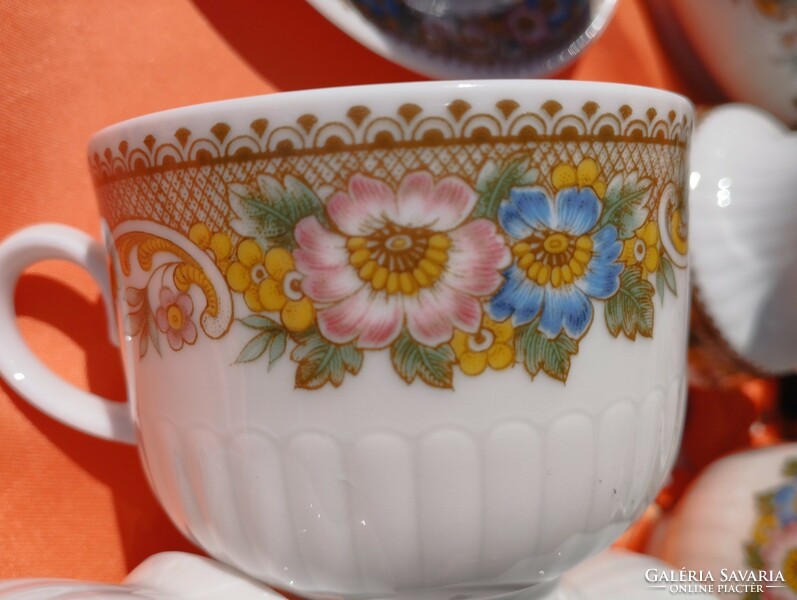 Gyönyörű Winterling porcelán kávés készlet, 4 személyes