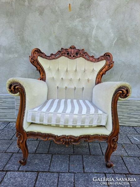 Viennese baroque armchair