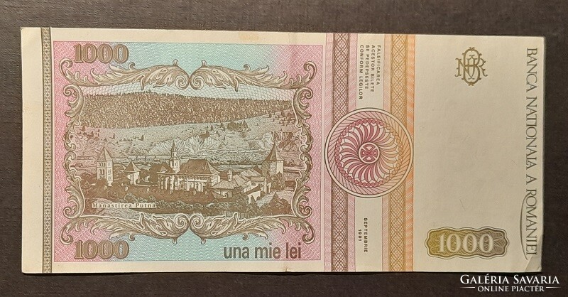 Romania - 1000 lei 1991