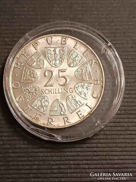 Silver 25 schilling 1970 for Ferenc Lehár's 100th birthday