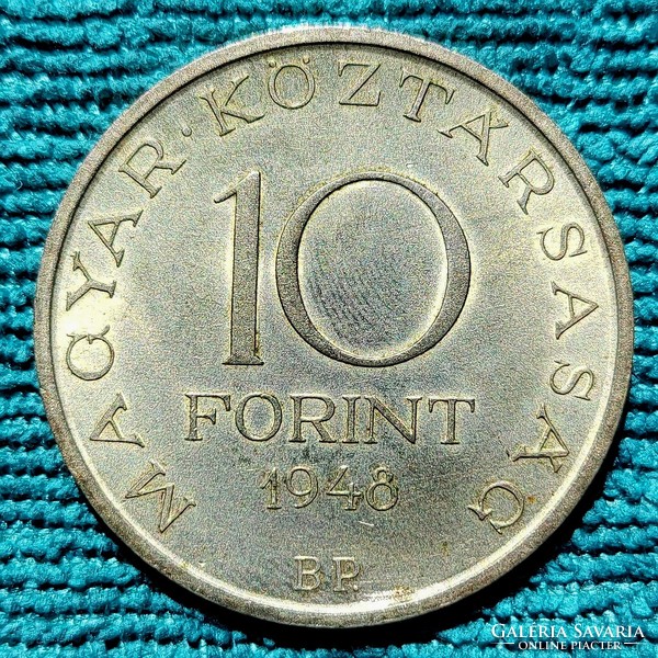 Széchenyi 10 Forint 1948 (ezüst)