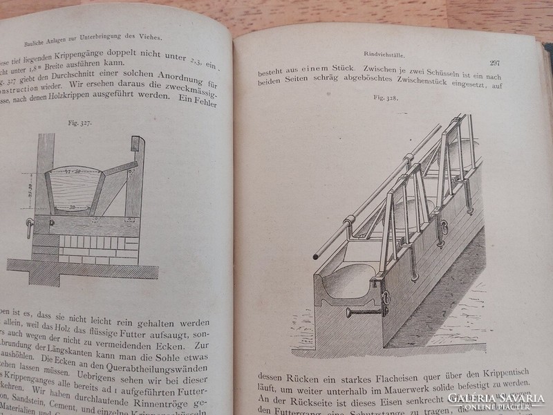 (K) Ludwig von Tiedemann's landwirtschaftliches Bauwesen német nyelvű szakkönyv 1800-as évek vége?
