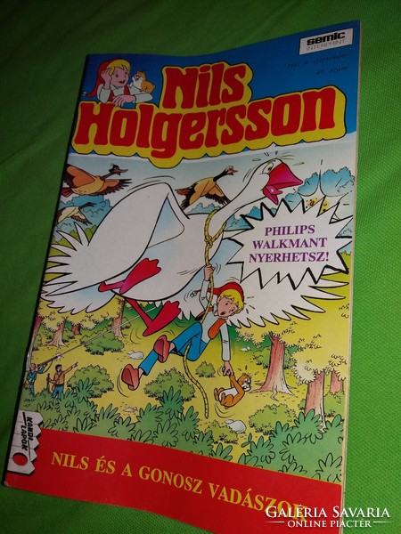 1991. September the popular cartoon comic nils holgersson 40. Number nice condition according to pictures